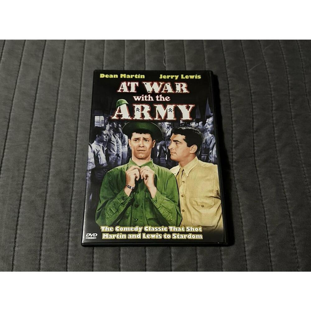 At War With the Army (DVD, 1950) Classic Movie Dean Martin Jerry Lewis Like New